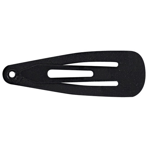 Заколки для волос НАБОР 18 шт., 3 см, клик-клак, глянцевый, чёрный, MONTE VITA Заколки для волос НАБОР 18 шт., 3 см, клик-клак, глянцевый, чёрный, MONTE VITA