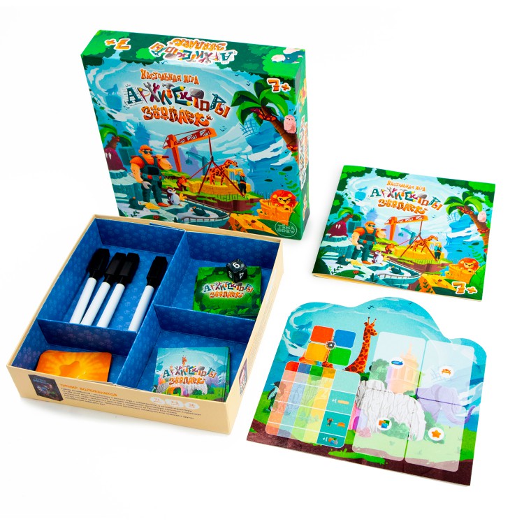 Игра настольная. Архитекторы-Зоопарк