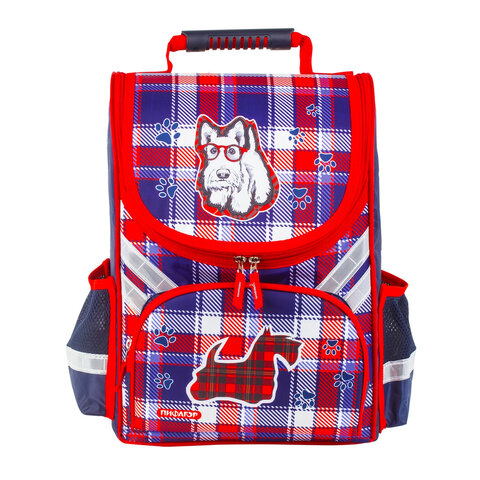 Ранец для учениц начальной школы ПИФАГОР, Скотч-терьер, 36х28х15 см, 227932