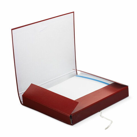 Папка для бумаг архивная А4 (225х310 мм), 30 мм, 2 завязки, бумвинил, до 250 Папка для бумаг архивная А4 (225х310 мм), 30 мм, 2 завязки, бумвинил, до 250