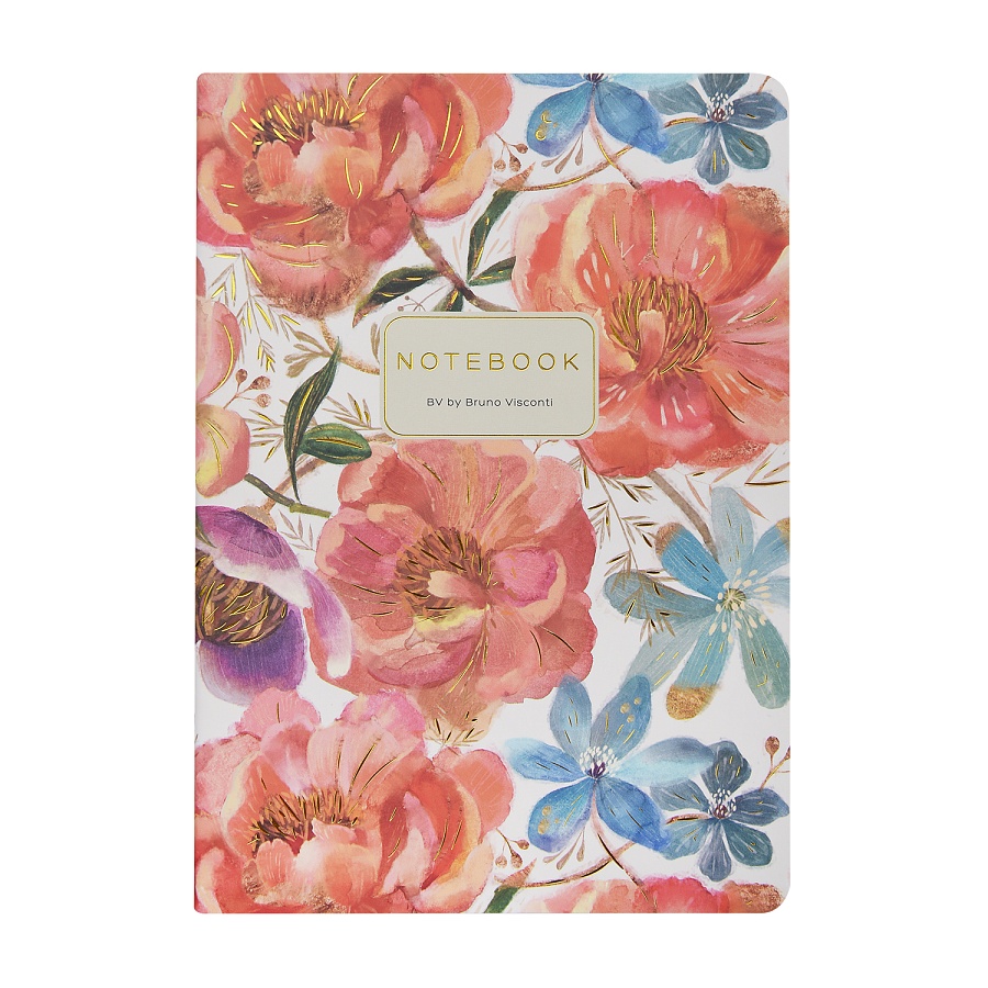 ТЕТРАДЬ А5, Bruno Visconti "FLORA.ЦВЕТОЧНАЯ ФЕЕРИЯ", 40л. линейка ТЕТРАДЬ А5, Bruno Visconti "FLORA.ЦВЕТОЧНАЯ ФЕЕРИЯ", 40л. линейка