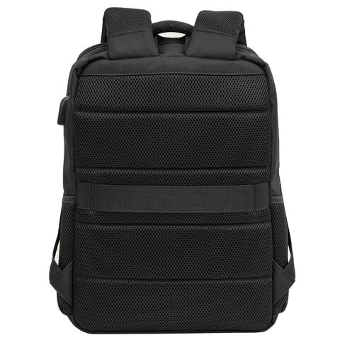 Рюкзак BRAUBERG FUNCTIONAL с отделением для ноутбука, USB-порт, багажная лента,