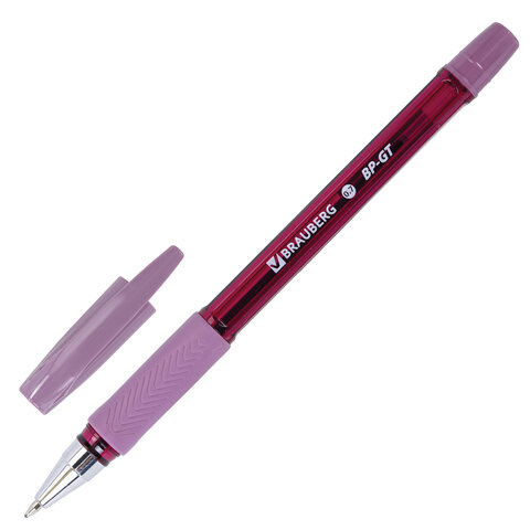 Ручка шариковая BRAUBERG BP-GT MORANDI, СИНЯЯ, корпус ассорти, пишущий узел 0,7