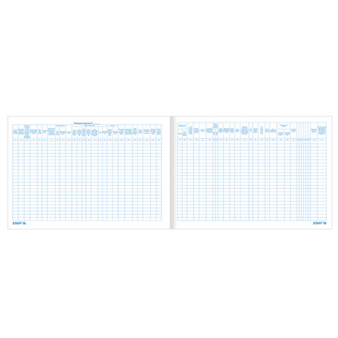 Журнал анализа топлива, 48 л., картон, офсет, А4 (203x285 мм), STAFF, 130266
