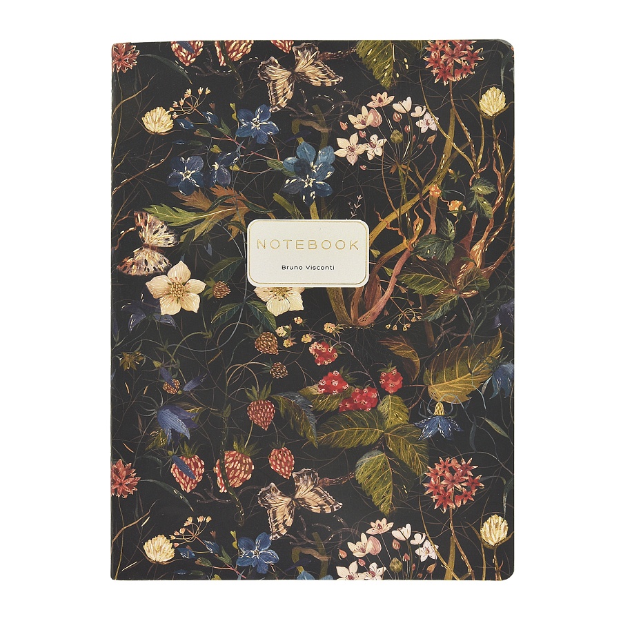 ТЕТРАДЬ B5, Bruno Visconti "FLORA.ЛЕСНЫЕ ЯГОДЫ" 60л. клетка ТЕТРАДЬ B5, Bruno Visconti "FLORA.ЛЕСНЫЕ ЯГОДЫ" 60л. клетка