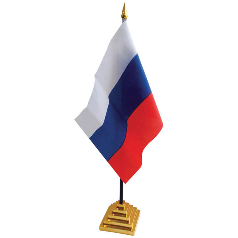 Флаг "Россия" настольный: FL_3097 штр.: 4680211010973 Флаг "Россия" настольный: FL_3097 штр.: 4680211010973