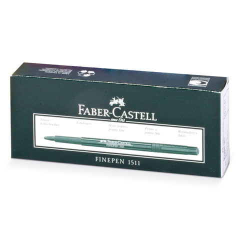 Ручка капиллярная (линер) FABER-CASTELL "Finepen 1511", СИНЯЯ, корпус Ручка капиллярная (линер) FABER-CASTELL "Finepen 1511", СИНЯЯ, корпус