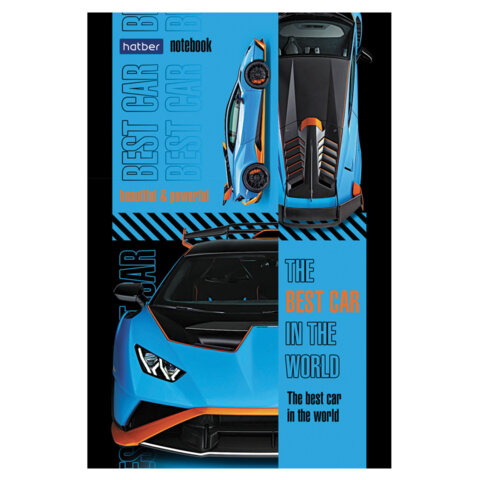 Блокнот МАЛЫЙ ФОРМАТ А6, 40 л., склейка, мелованная бумага, клетка, глянцевая