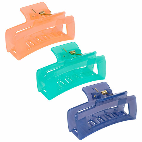 Краб для волос 8,5 см, глянцевый, АССОРТИ, MONTE VITA (МОНТЕ ВИТА), 457004 Краб для волос 8,5 см, глянцевый, АССОРТИ, MONTE VITA (МОНТЕ ВИТА), 457004