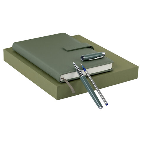 Ежедневник в подарочном наборе 5 в 1, А5, 145x212 мм, BRAUBERG