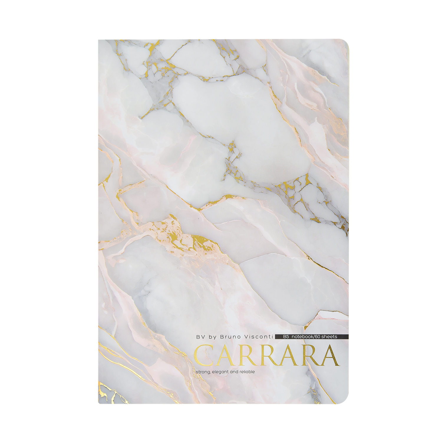 ТЕТРАДЬ B5, Bruno Visconti "CARRARA" 60л. клетка ТЕТРАДЬ B5, Bruno Visconti "CARRARA" 60л. клетка