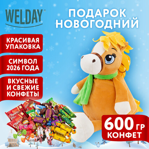 Подарок новогодний БЕЛОКУРЫЙ ЯША "Мягкая игрушка-символ 2026 года",