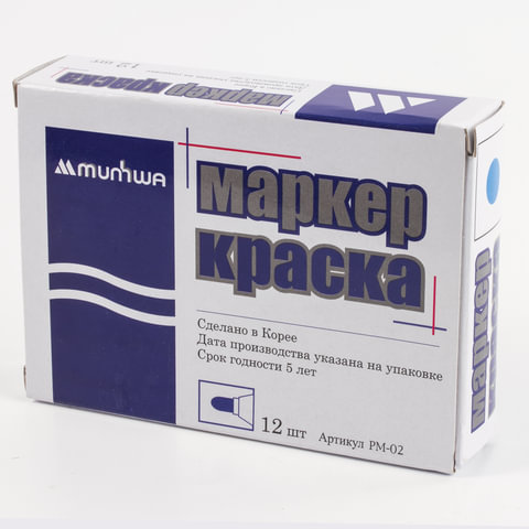 Маркер-краска лаковый (paint marker) MUNHWA, 4 мм, СИНИЙ, нитро-основа, Маркер-краска лаковый (paint marker) MUNHWA, 4 мм, СИНИЙ, нитро-основа,