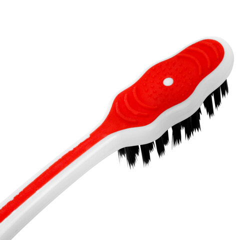 Зубная щетка средней жесткости, щетинки с угольным напылением, КОМПЛЕКТ 2 шт.,