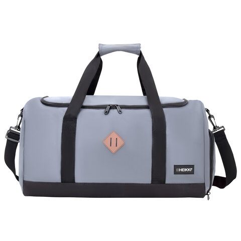 Сумка спортивная HEIKKI MOVE RENOWNED (ХЕЙКИ), отделение для обуви, серая,