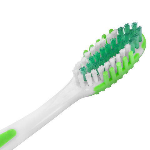 Зубная щетка средней жесткости MASSAGER с массажными щетинками (ассорти 4 Зубная щетка средней жесткости MASSAGER с массажными щетинками (ассорти 4