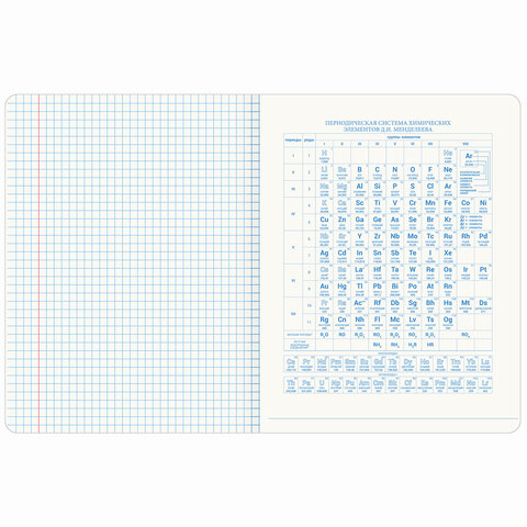 Тетрадь предметная со справочным материалом ORIGINAL 48 л., TWIN лак, ХИМИЯ,