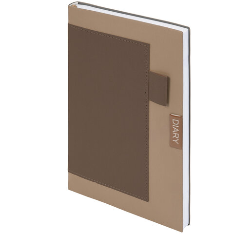 Ежедневник в наборе с ручкой А5, 144x210 мм, BRAUBERG "Style" под