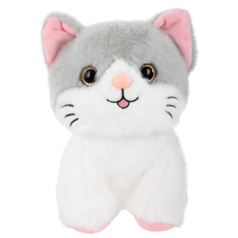Игрушка мягкая "Котик", 23 см, ассорти 2 цвета, WOOZOO (ВУЗУ), 666778