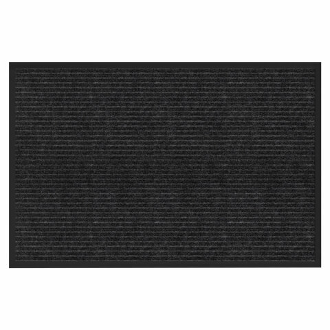 Коврик придверный 40х60 см, ЧЕРНЫЙ, влаго-грязезащитный, 450 г/м2, ребристый, Коврик придверный 40х60 см, ЧЕРНЫЙ, влаго-грязезащитный, 450 г/м2, ребристый,