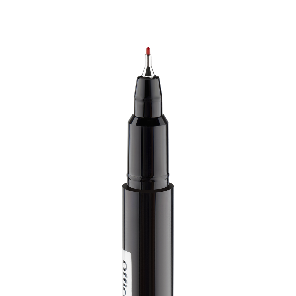 Маркер перманентный OfficeSpace красный, тонкий металл. наконечник, 0,5мм