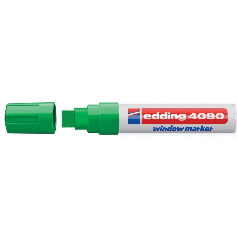 Маркер для окон EDDING E-4090/004 4-15мм (декоративный) зелен. штр. Маркер для окон EDDING E-4090/004 4-15мм (декоративный) зелен. штр.