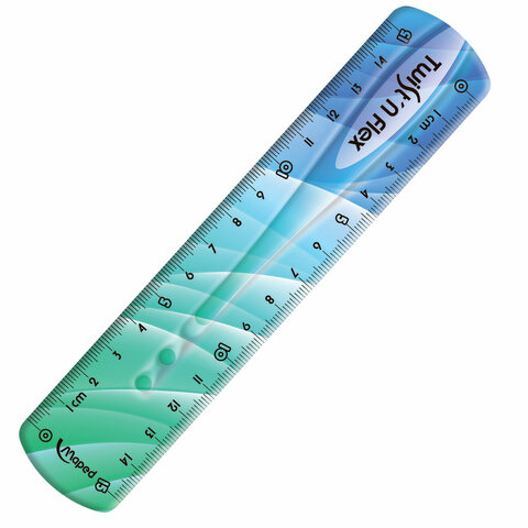 Линейка пластик 15 см, гибкая, MAPED (Франция) "Twist'n Flex Линейка пластик 15 см, гибкая, MAPED (Франция) "Twist'n Flex