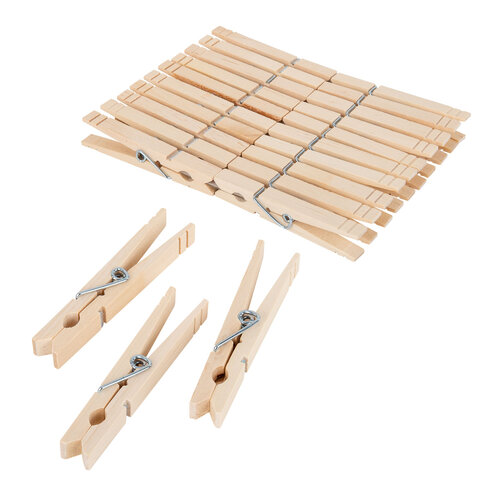 Прищепки бельевые 8,4 см, КОМПЛЕКТ 20 штук, дерево, PRIMILA (ПРИМИЛА) WOOD,