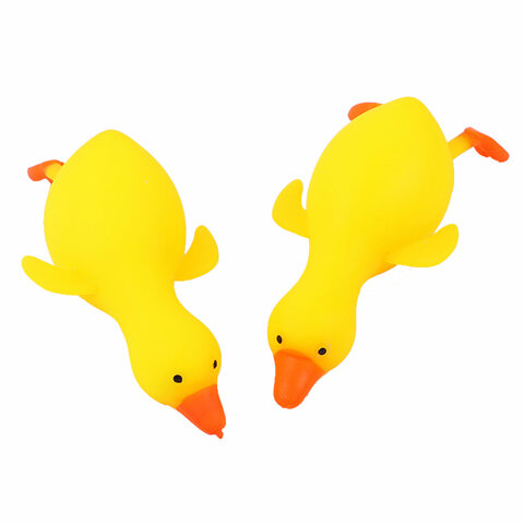 Игрушка-антистресс "ГУСЬ", 17 см, желтый, дисплей, JOLLY JOT (ДЖОЛЛИ