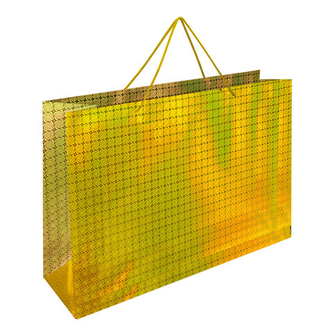 Пакет подарочный (1 шт.) 62x17x42 см, "BIG SIZE", голография, ассорти