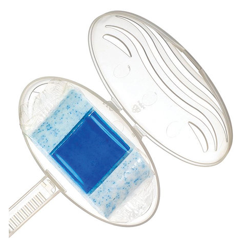 Блок туалетный подвесной твердый 40 г ДОМЕСТОС "Атлантик", основной Блок туалетный подвесной твердый 40 г ДОМЕСТОС "Атлантик", основной