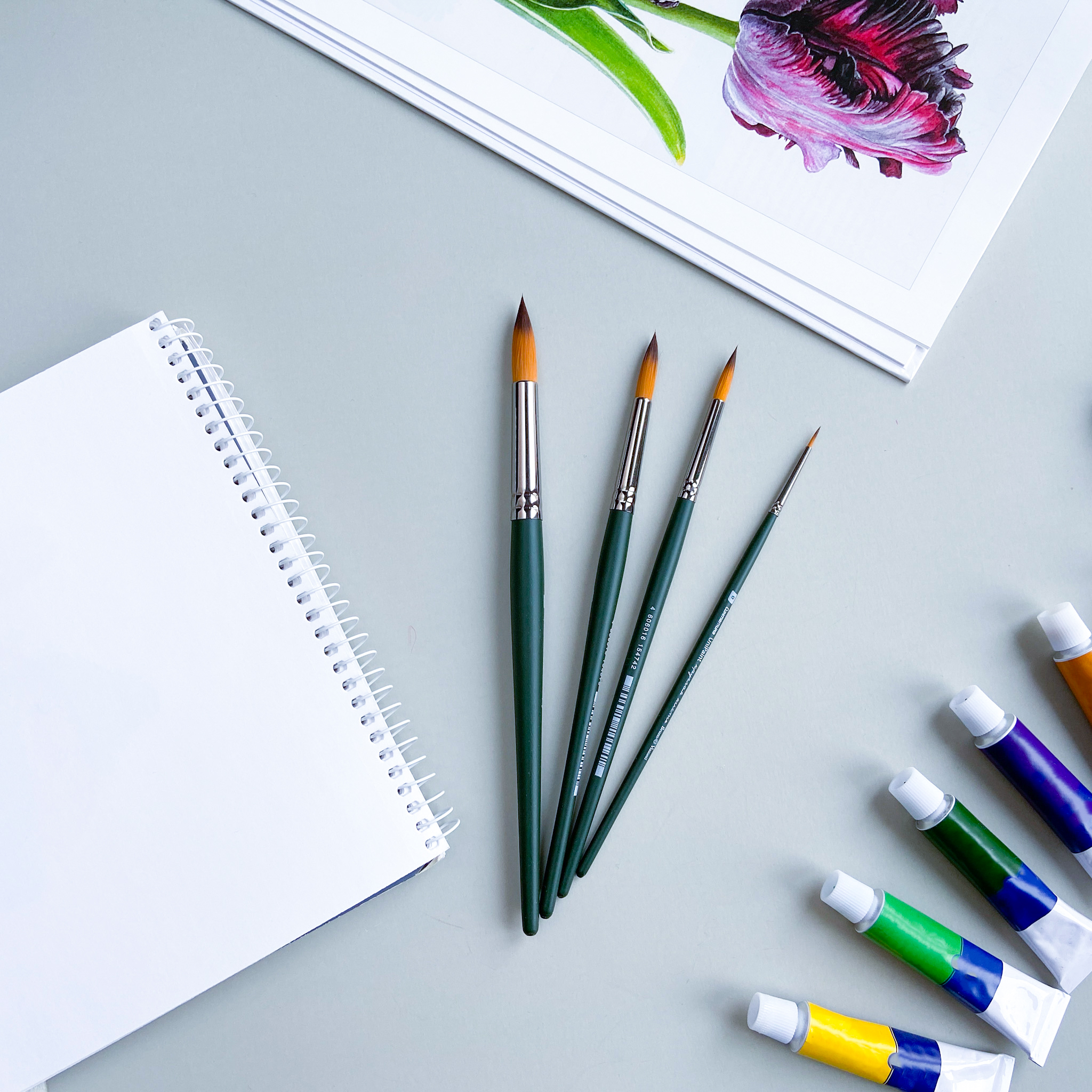 КИСТЬ СИНТЕТИКА КРУГЛАЯ УНИВЕРСАЛЬНАЯ №2