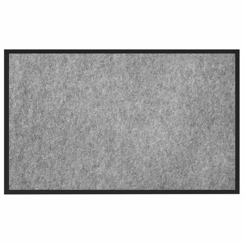 Коврик придверный 50х80 см, СЕРЫЙ, влаго-грязезащитный, 300 г/м2, мелкий рубчик, Коврик придверный 50х80 см, СЕРЫЙ, влаго-грязезащитный, 300 г/м2, мелкий рубчик,