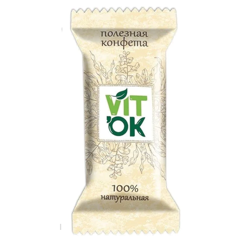 Конфеты неглазированные "VITok" злаковые с топинамбуром, 500 г, 2538 Конфеты неглазированные "VITok" злаковые с топинамбуром, 500 г, 2538