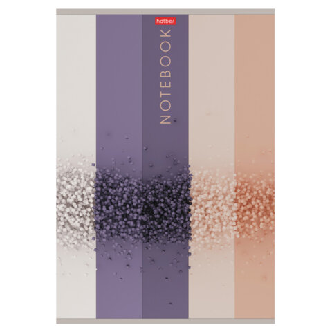 Тетрадь А4 96л. HATBER скоба, клетка, матовая ламинация, Арт-линии (микс в Тетрадь А4 96л. HATBER скоба, клетка, матовая ламинация, Арт-линии (микс в