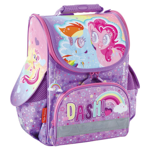 Ранец TIGER FAMILY для начальной школы, Nature Quest, "Rainbow Dash &