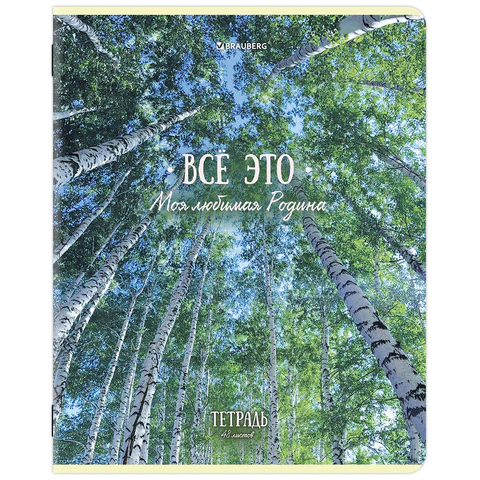 Тетради ДЭК А5, 48 л., КОМПЛЕКТ 5 шт., BRAUBERG, скоба, клетка, глянцевый лак, Тетради ДЭК А5, 48 л., КОМПЛЕКТ 5 шт., BRAUBERG, скоба, клетка, глянцевый лак,