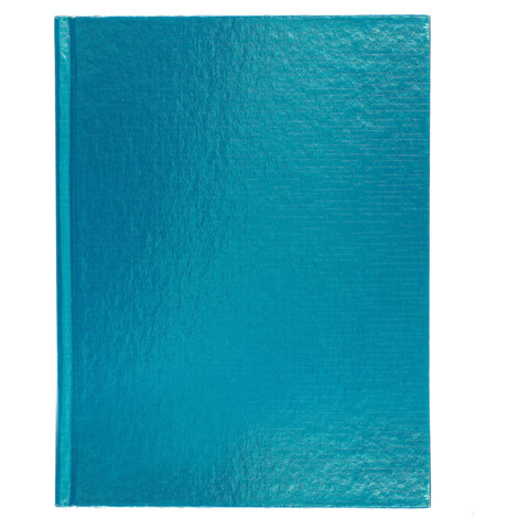 Блокнот А5 167х216 мм, 80 л., твёрдый, бумвинил "METALLIC", клетка,