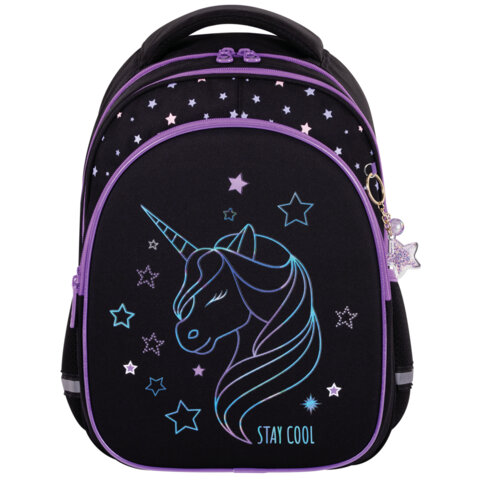 Рюкзак BRAUBERG OPTIMA, 2 отделения, с брелоком, "Radiant unicorn", Рюкзак BRAUBERG OPTIMA, 2 отделения, с брелоком, "Radiant unicorn",