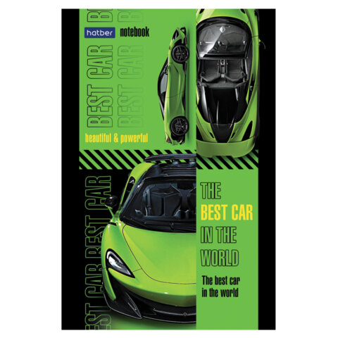 Блокнот МАЛЫЙ ФОРМАТ А6, 40 л., склейка, мелованная бумага, клетка, глянцевая