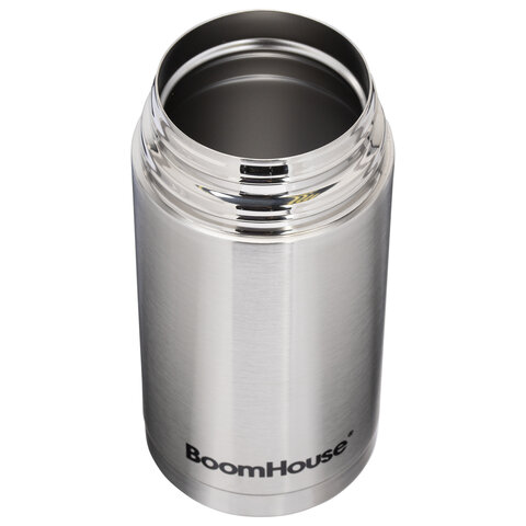 Термос 1 л для еды/напитков с широким горлом, BOOMHOUSE (БумХаус) WIDE,