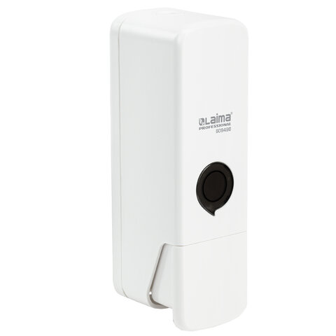 Дозатор для жидкого мыла LAIMA PREMIUM НАЛИВНОЙ, 0,3 л, белый, ABS-пластик,