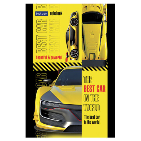 Блокнот МАЛЫЙ ФОРМАТ А6, 40 л., склейка, мелованная бумага, клетка, глянцевая