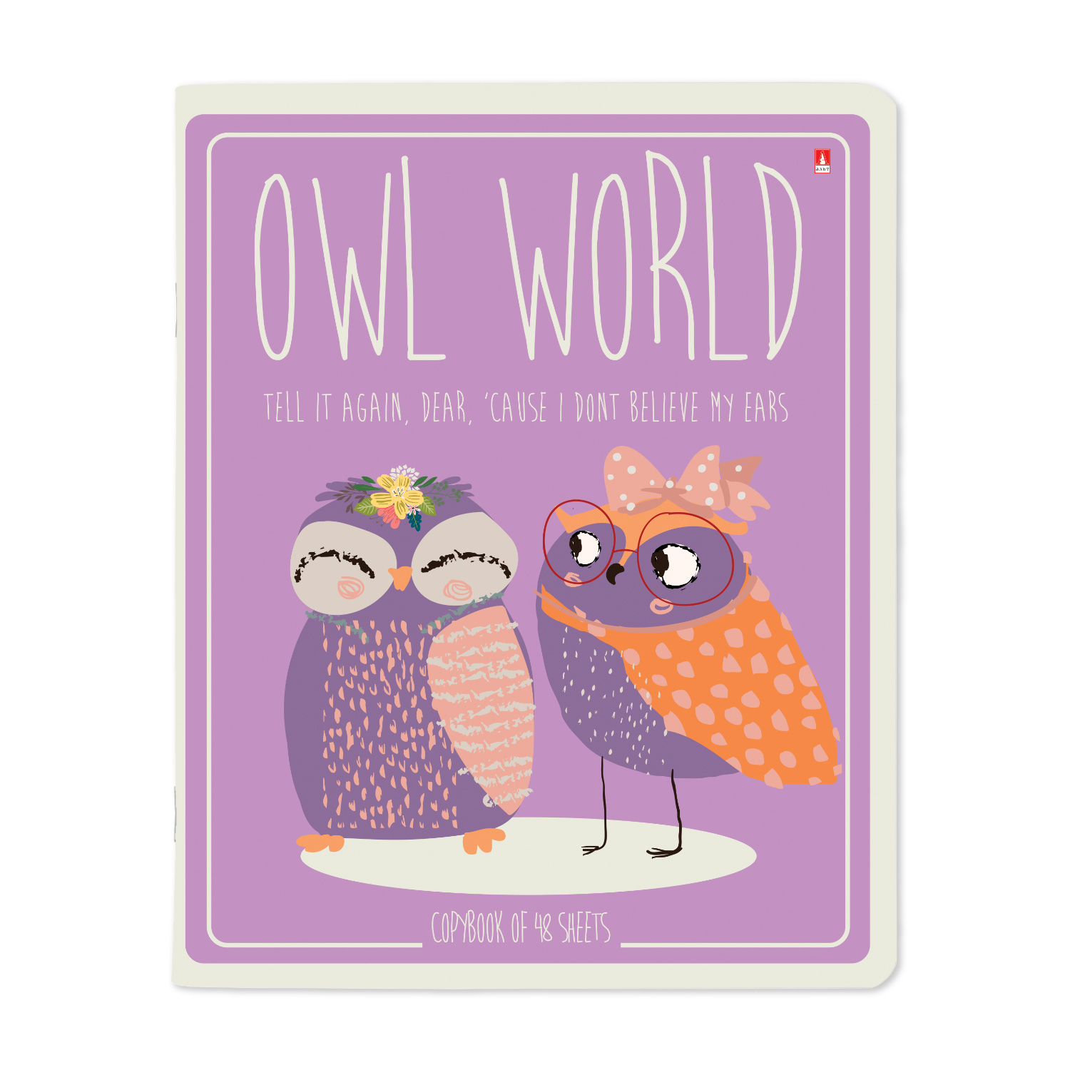 ТЕТРАДЬ 48Л. "CUTE OWLS" 5 ВИДОВ