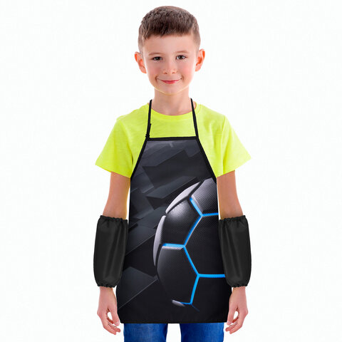Фартук с нарукавниками ЮНЛАНДИЯ, 45х54 см, "Soccer ball", 271044