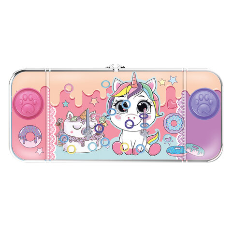 Водная игра ЕДИНОРОЖКИ, 15х7 см, колечки, ассорти, 4 вида, дисплей, JOLLY JOT