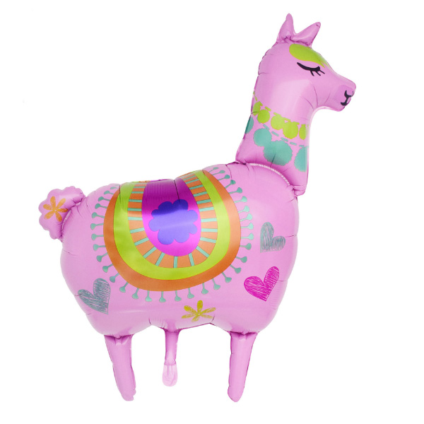 Фигура Лама PINK 75 см Х 91 см шар фольгированный Фигура Лама PINK 75 см Х 91 см шар фольгированный