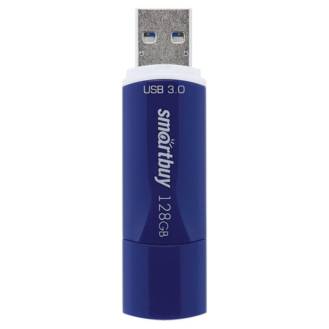 Флеш-диск 128 GB, SMARTBUY Crown, USB 3.0, синий, SB128GBCRW-Bl Флеш-диск 128 GB, SMARTBUY Crown, USB 3.0, синий, SB128GBCRW-Bl