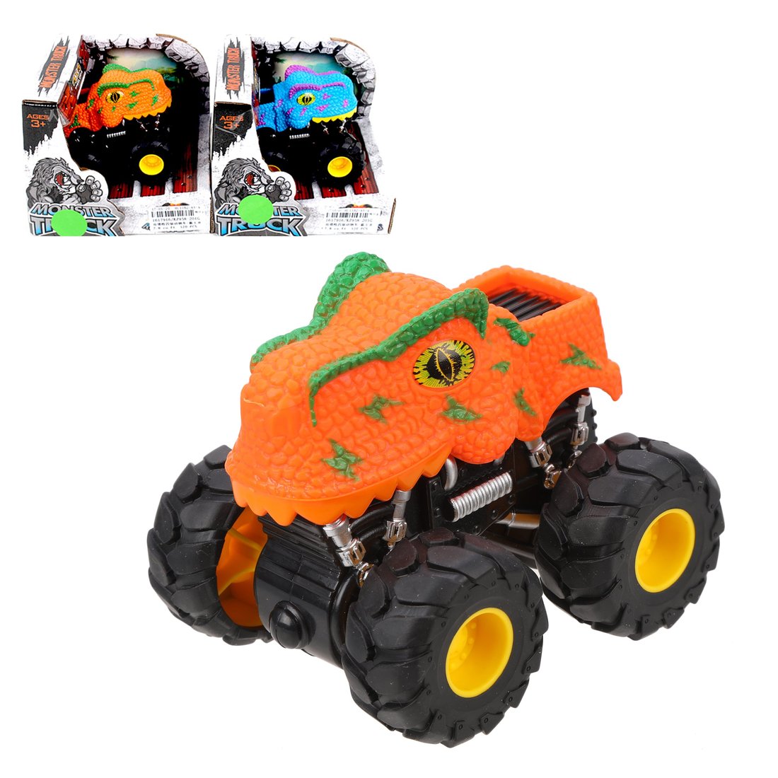 Машина инерционная, Динозавр, 4WD, коробка Машина инерционная, Динозавр, 4WD, коробка