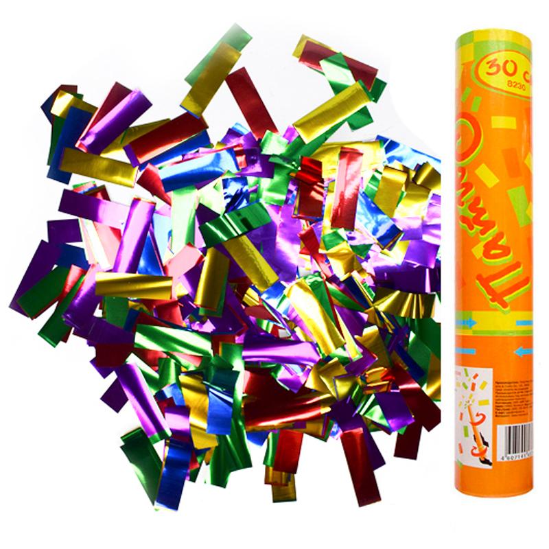 Хлопушка пневматическая ПатиБум, 30см, в пластиковой тубе, фольгированное Хлопушка пневматическая ПатиБум, 30см, в пластиковой тубе, фольгированное